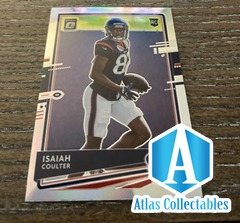 2020 Panini Donruss Optic Isaiah Coulter Silver Holo Prizm Refractor RC #132